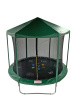 Батут SportElite HOME с принтом защитной сеткой и крышей 6FT