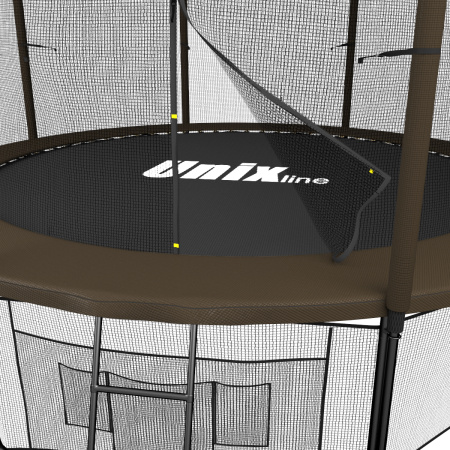 Батут UNIX Line Black&Brown 12 ft (inside)