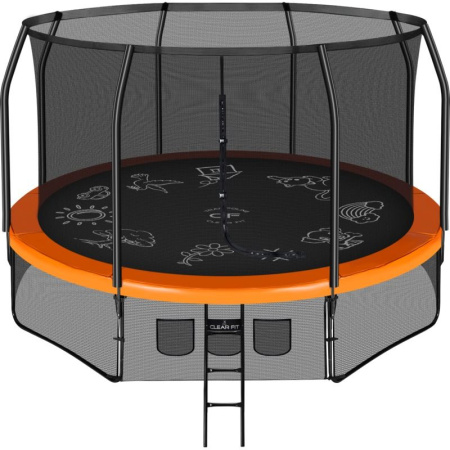 Каркасный батут Clear Fit FamilyHop 12Ft