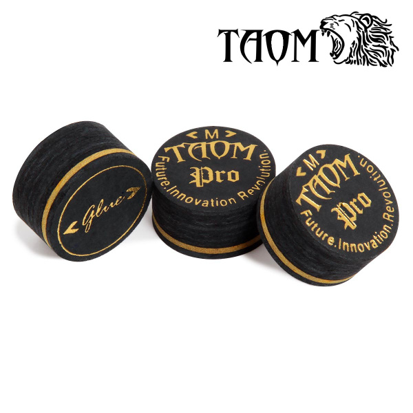 Наклейка для кия Taom Pro ø14мм Medium в индивидуальной упаковке 1шт.