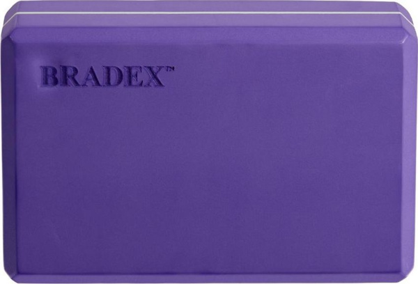Блоки для йоги, Bradex SF 0614, фиолетовый, 2 шт