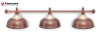 Светильник Fortuna Crown Red Bronze 3 плафона