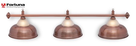 Светильник Fortuna Crown Red Bronze 3 плафона