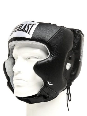 Шлем с защитой щек Everlast USA Boxing Cheek Черный S