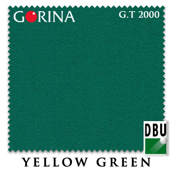 Сукно Gorina Granito Tournament 2000 197см Yellow Green