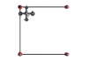 Стойка с гирями (для выполнения испытания (теста) ГТО "Рывок гири 16 кг")с организованной зоной безо