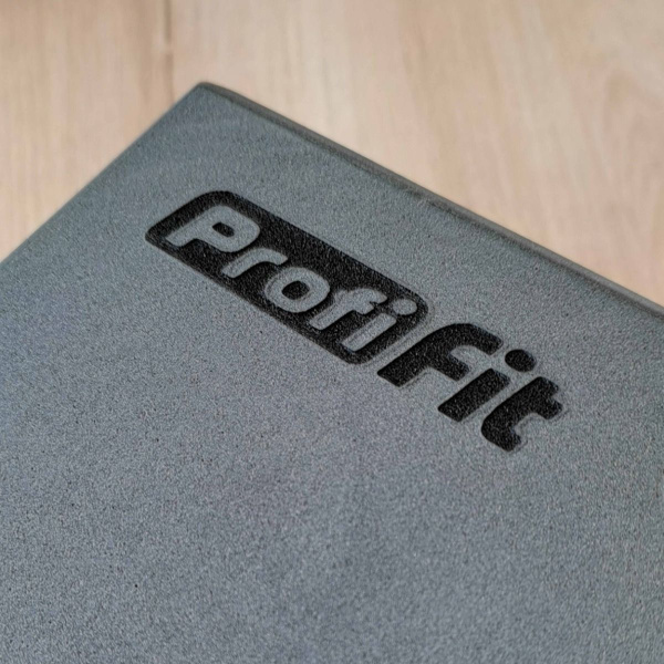 Блок для йоги (серый) PROFI-FIT