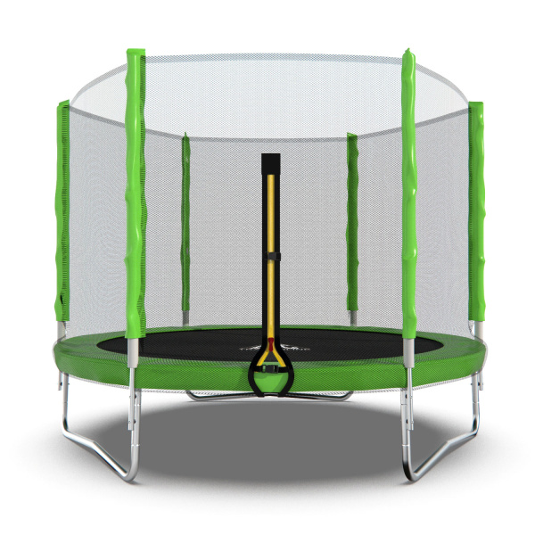 Батут DFC Trampoline Fitness 8ft с внешней сеткой (244см)