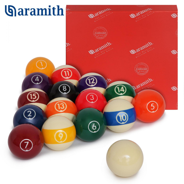 Шары Aramith Continental Pool ø57,2мм