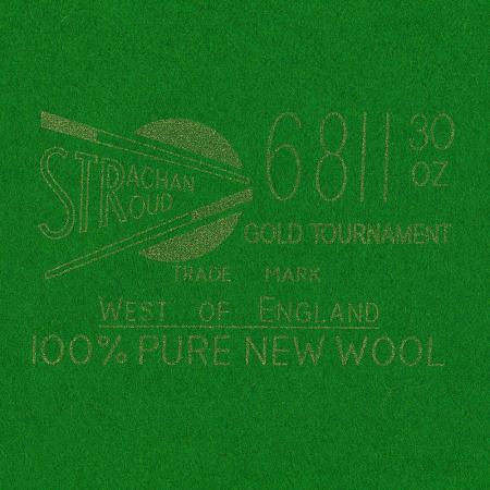 Сукно Strachan Snooker 6811 Tournament 30oz 193см Olive Green
