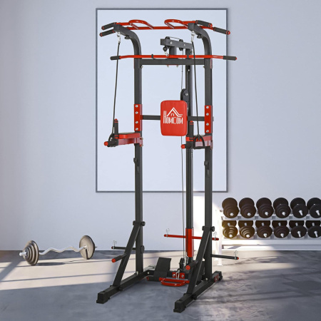 Турник-брусья, тяга сверху  DFC HOMEGYM HOMCOM