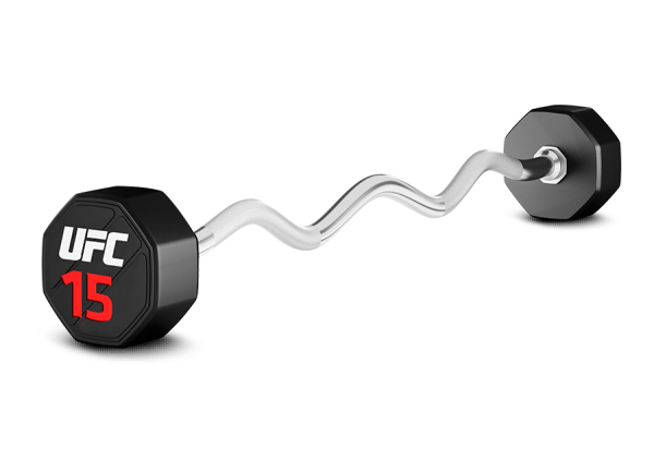 Сет из изогнутых уретановых штанг UFC  (10 шт)