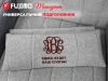 Дизайнерское кресло FUJIMO Monogram Silver Steel