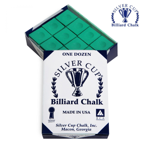 Мел Silver Cup Tournament Green 12шт.