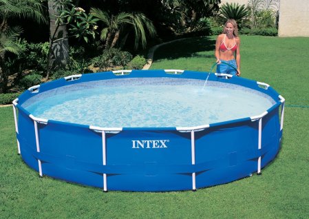 Каркасный бассейн Intex Metal Frame / 56996/28212 (366x76)