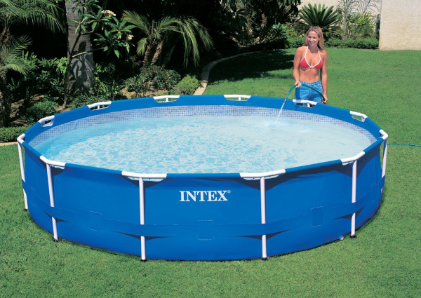 Каркасный бассейн Intex Metal Frame / 56997/28200 (305x76)