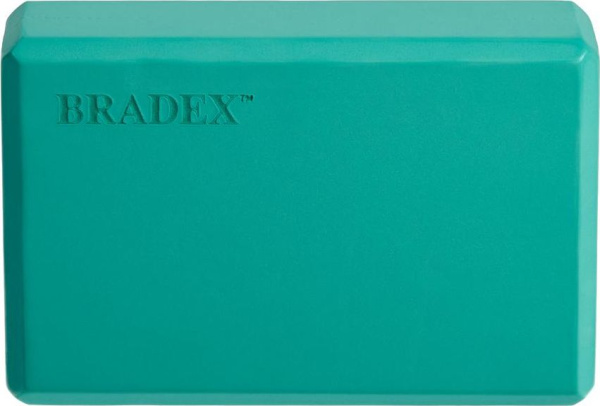 Блоки для йоги, Bradex SF 0613, бирюзовый, 2 шт