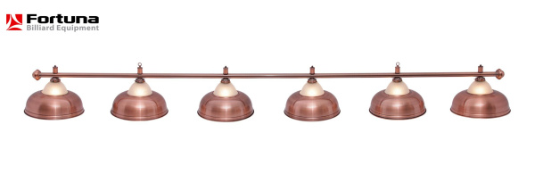 Светильник Fortuna Crown Red Bronze 6 плафонов