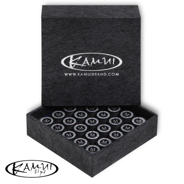 Наклейка для кия Kamui Clear Black ø13мм Medium 1шт.