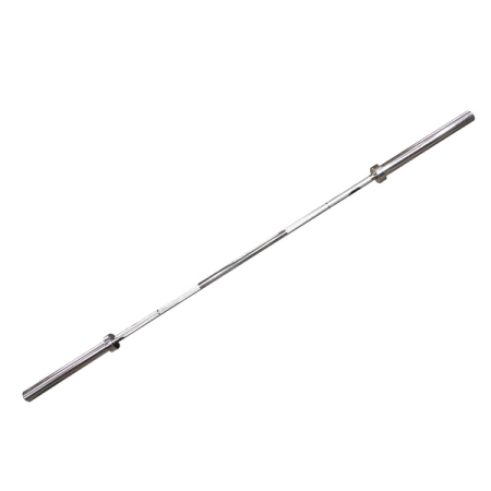 Олимпийский гриф Smith BC103-226 прямой хромированный, нагрузка до 226кг,в комплекте с одной парой пружинных замков