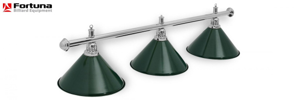 Светильник Fortuna Prestige Silver Green 3 плафона