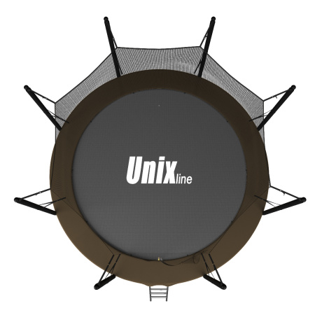 Батут UNIX Line Black&Brown 12 ft (inside)