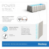 Каркасный бассейн Bestway Power Steel 56670 (488x244x122см, с фильтр-насосом, лестницей и тентом)