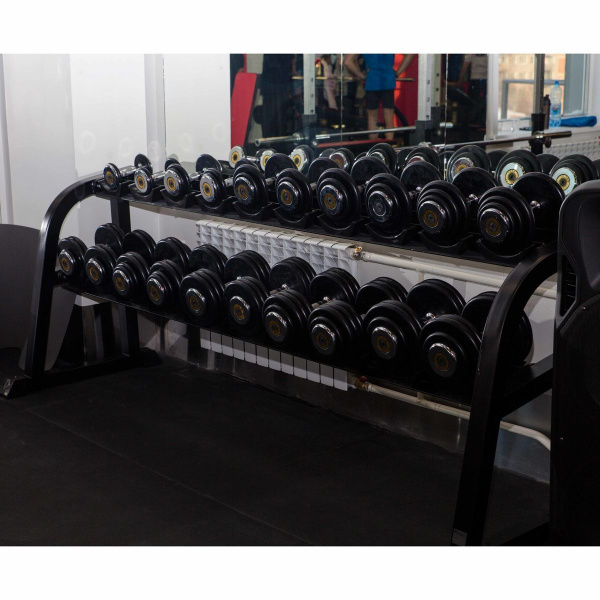 Гантельный ряд базовый (шаг 2,5 кг, 10 пар) PROFI-FIT 27,5-50 кг*