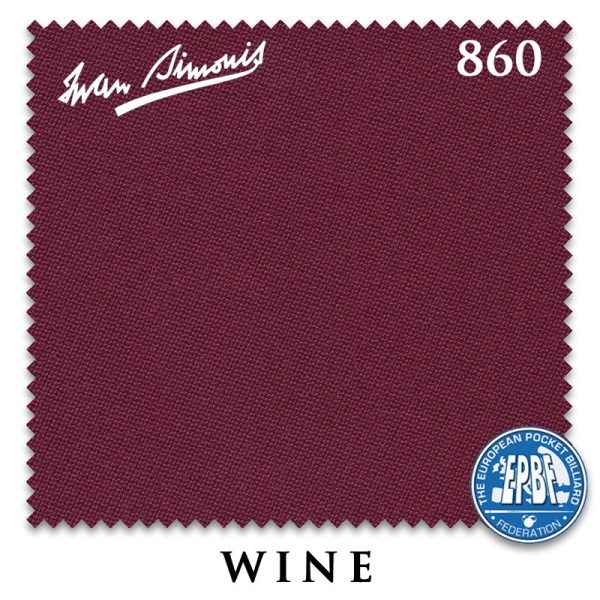 Сукно Iwan Simonis 860 198см Wine