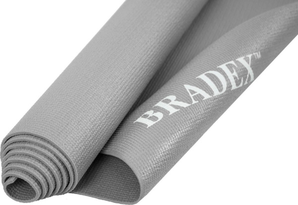 Коврик для йоги и фитнеса Bradex SF 0686, 190*61*0,5 см, серый