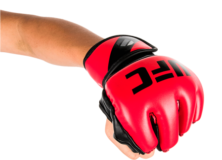 Перчатки MMA для грэпплинга UFC 5 унций L/XL Красные