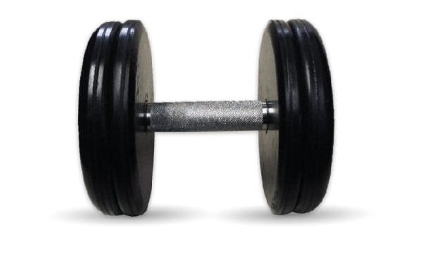 Гантель Barbell классик с вращающейся ручкой хром
