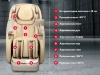 Массажное кресло OTO CENTURION PRO Коричневый