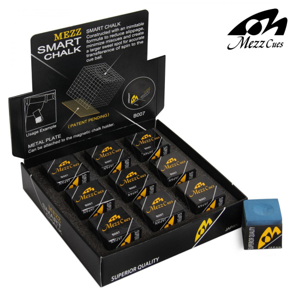 Мел Mezz Smart Chalk SC9-B007 Blue 9 шт.