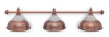 Светильник Fortuna Crown Red Bronze 3 плафона