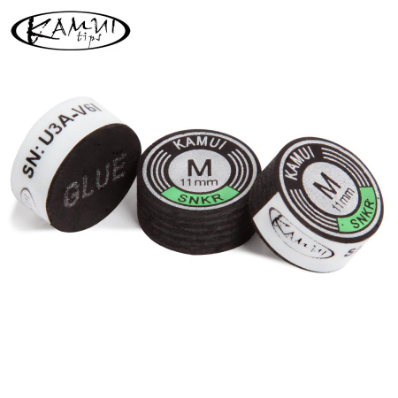 Наклейка для кия Kamui Snooker Black ø11мм Medium 1шт.