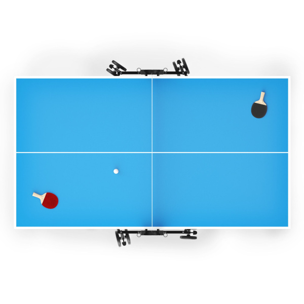 Теннисный стол UNIX Line Compact indoor 18mm MDF (Blue)
