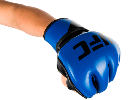 Перчатки MMA для грэпплинга UFC 5 унций L/XL Синие