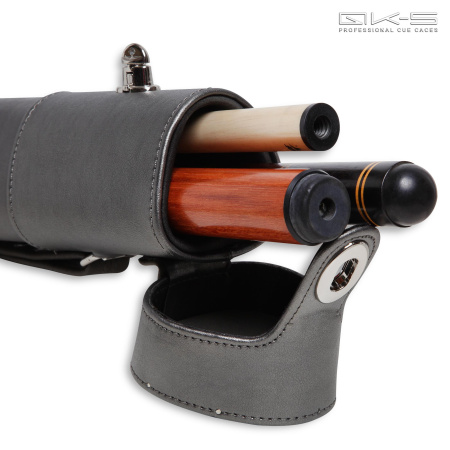 Тубус QK-S Musketeer 1x1 с отделением для удлинителя серый металлик