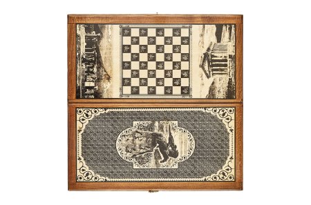 Нарды "Всадник" инкрустация 60, Haleyan