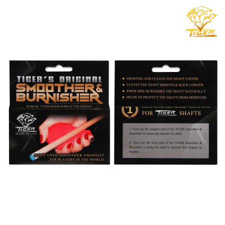 Губка для чистки и полировки кия Tiger Shaft Smoother & Burnisher