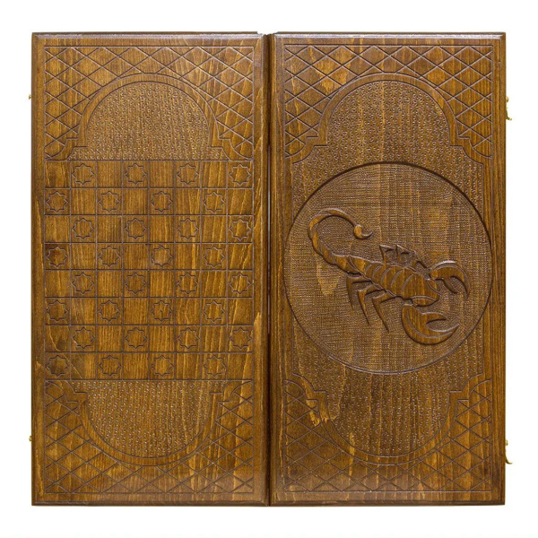 Нарды резные "Скорпион 3" 60, Ustyan