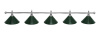 Светильник Fortuna Prestige Silver Green 5 плафонов