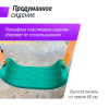 Качели уличные с воротами UNIX Line двойные 80+40 см Color