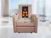 Кресло-реклайнер электрический с массажем FUJIMO E-COMFORT CHAIR F3005 FEF Терра (Sakura 20)