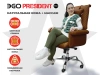 Офисное массажное кресло PRESIDENT PRO Терракот