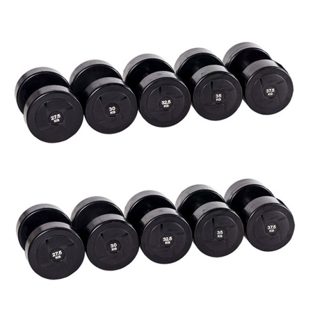 Гантельный ряд силовой (шаг 2,5 кг, 5 пар) PROFI-FIT 27,5-37,5 кг