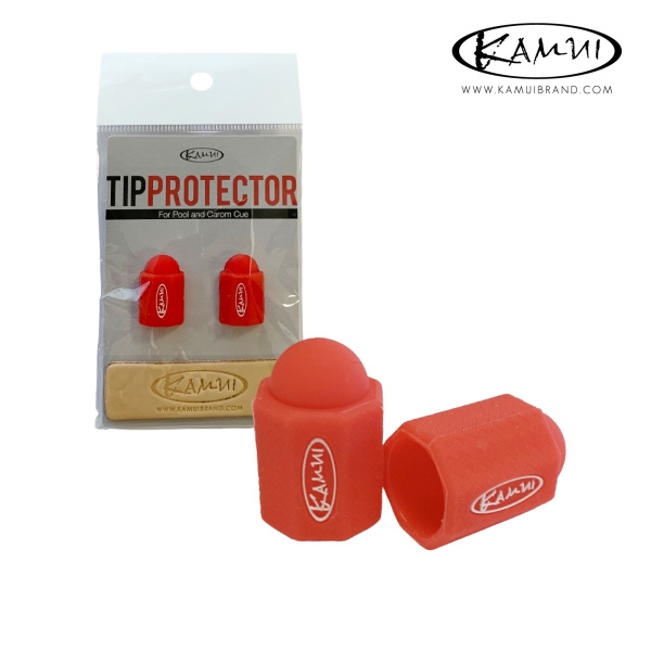 Набор для защиты бильярдной наклейки Kamui Tip Protector + Tip Burnisher ø11.75-14мм красный