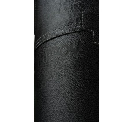 Боксёрский мешок FILIPPOV Ø40 кожа (Черный) -  110см/40см/43-45кг