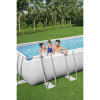 Каркасный бассейн Bestway Power Steel 5612B (640x274x132см, с фильтр-насосом, лестницей и тентом)